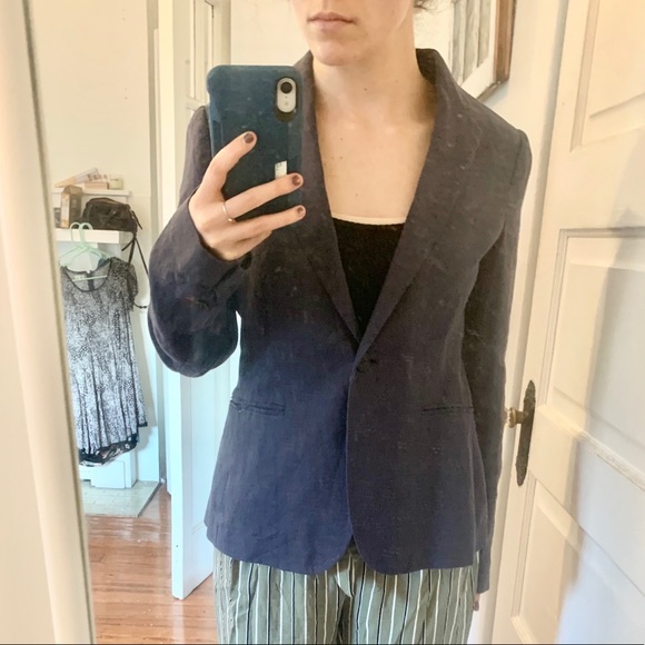 uniqlo linen jacket